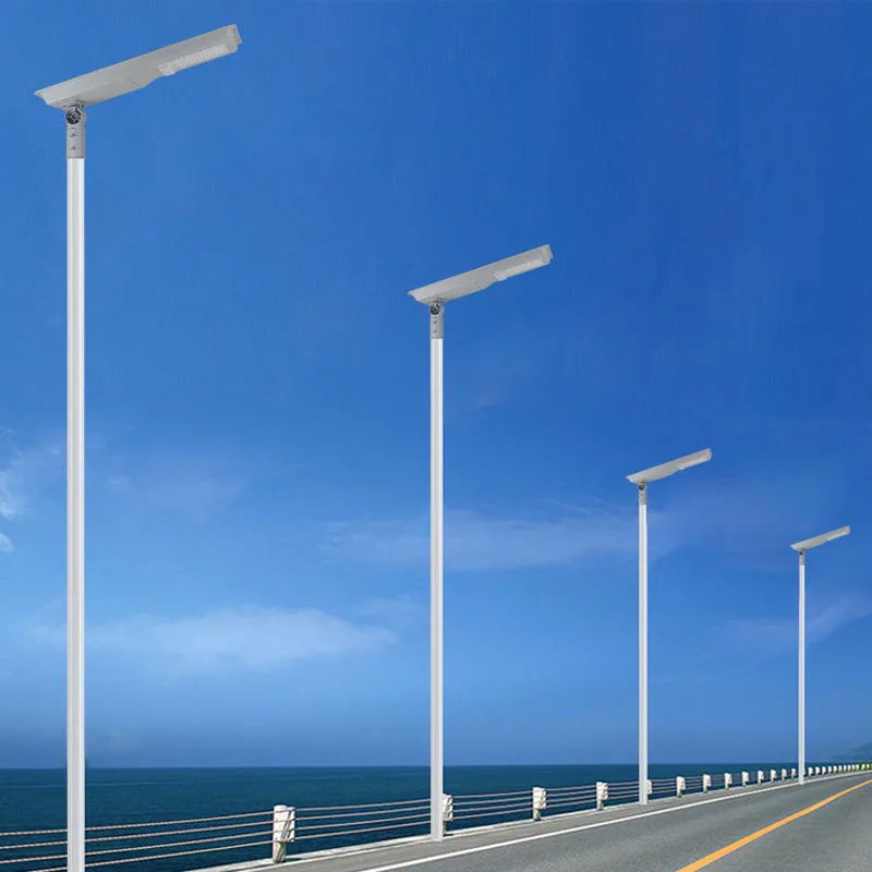 CF30 Series Solar Street Light — gallery 1/6 · IP66 smart all-in-one solar street light, 3-8 m pole, SMD 3535/5050, 5V/30-45W panel