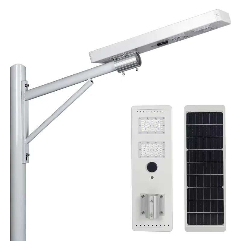 LY30 Series Solar Street Light — product detail 9/10 · IP66 dusk-to-dawn solar street light, 4-7 m pole, SMD 3030 60-120 LED, 5V/25-45W panel
