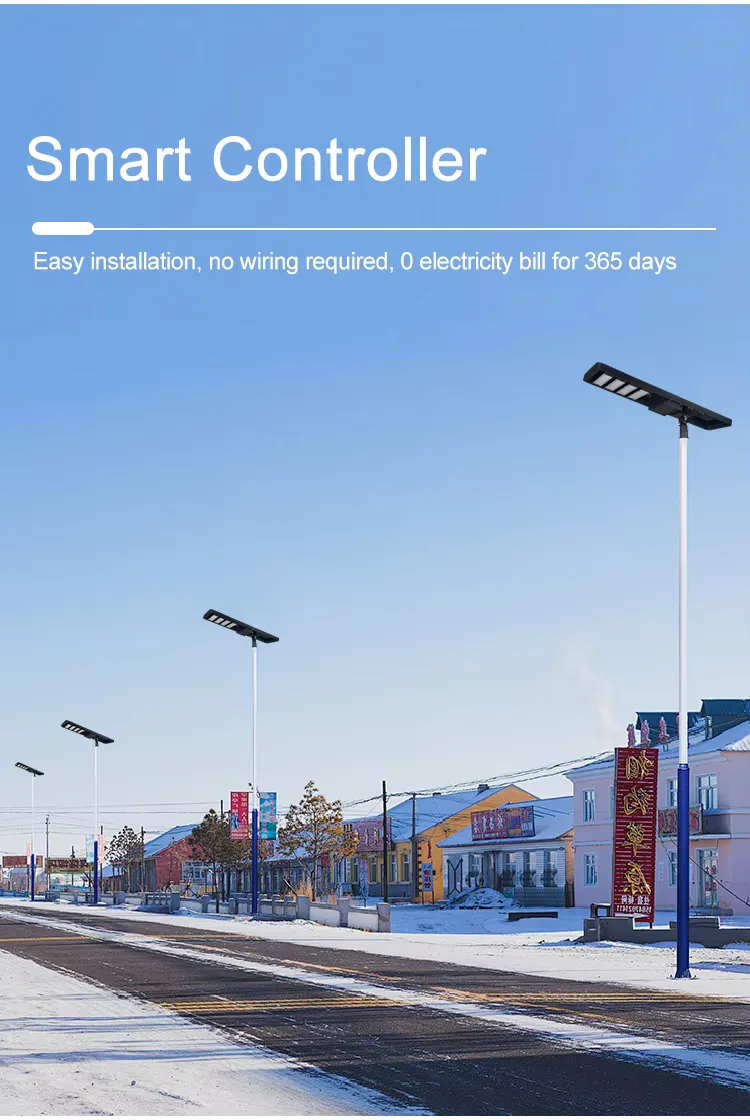 TK408 Series Solar Street Light — product detail 5/10 · IP66 all-in-one solar street light, 8-12 m pole, SMD 3030 60-120 LED, 15V/80-150W panel