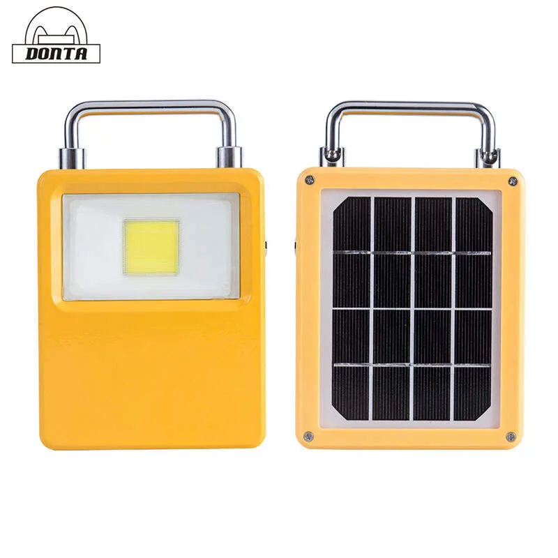 Solar portable rechargeable led emergency light 10W