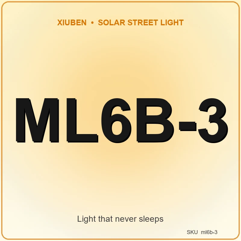 ML6B-3 Modular LED Street Light (AC Powered)