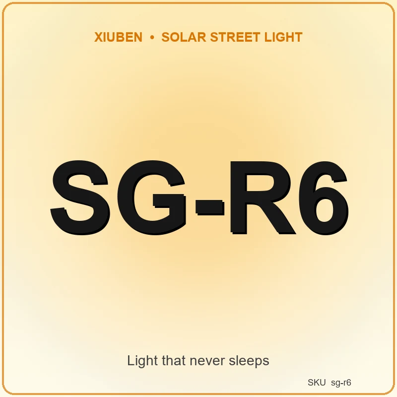 SG-R6 Solar Yard Light