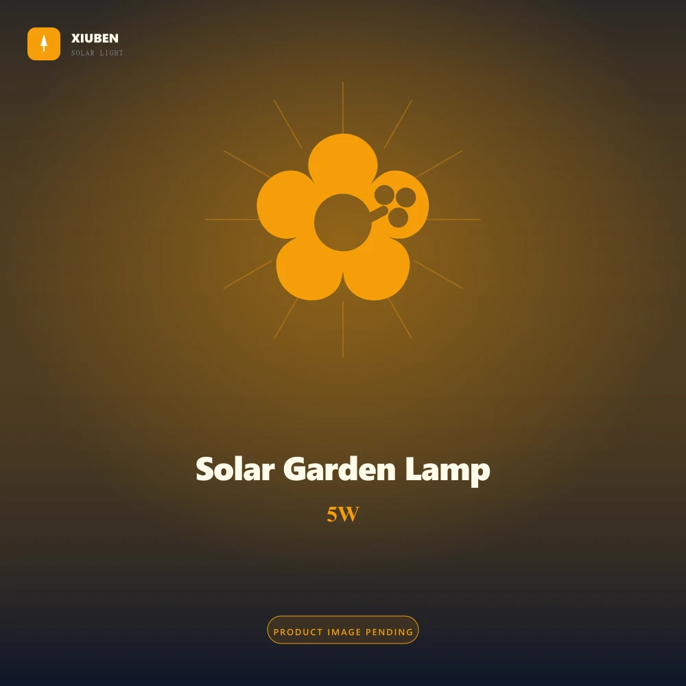 solar garden lamp