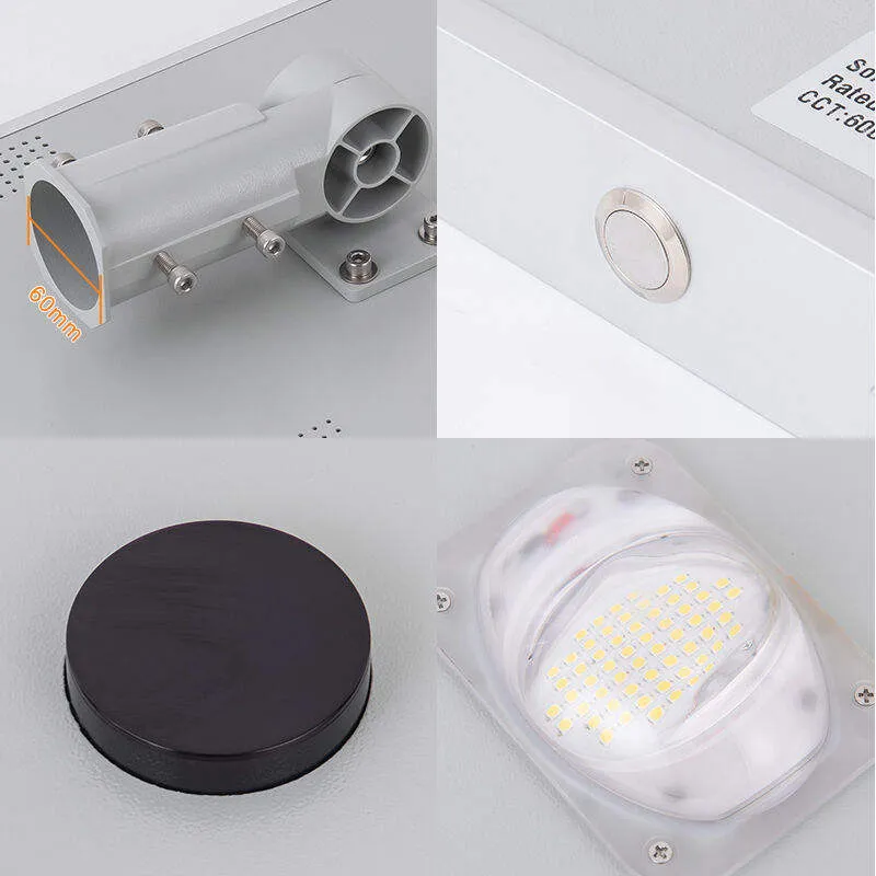 60W integrated solar power led street lamp outdoor