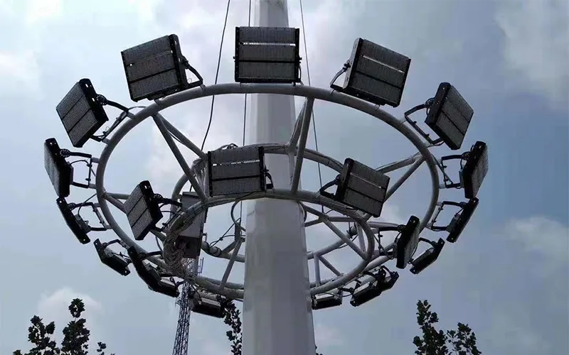 Industrial Park High-Mast Perimeter Lighting — 8 Masts photo 2